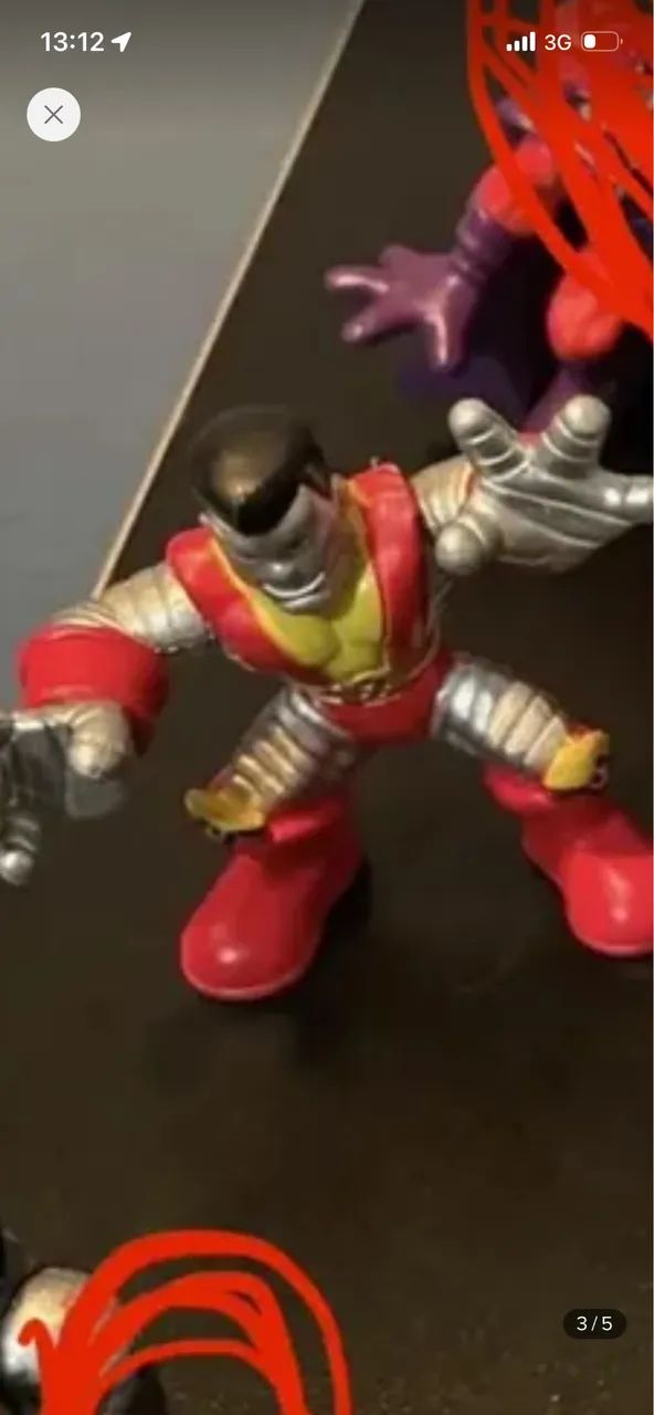 Action figure Hero squad Colossus e electra 