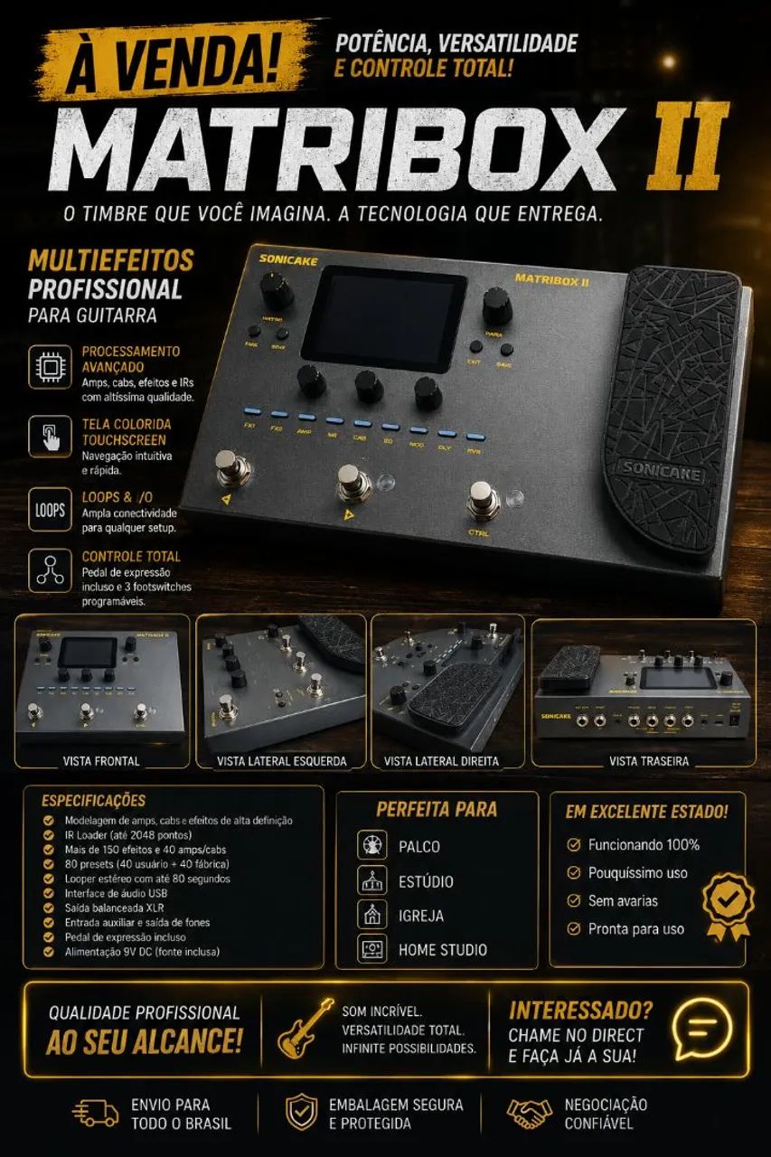 Pedaleira matribox 2