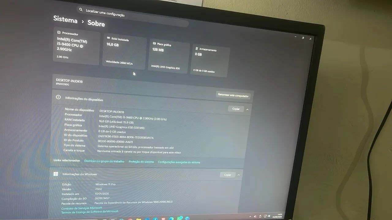 Vendo Pc completo com impressora e scanner  - Foto 3