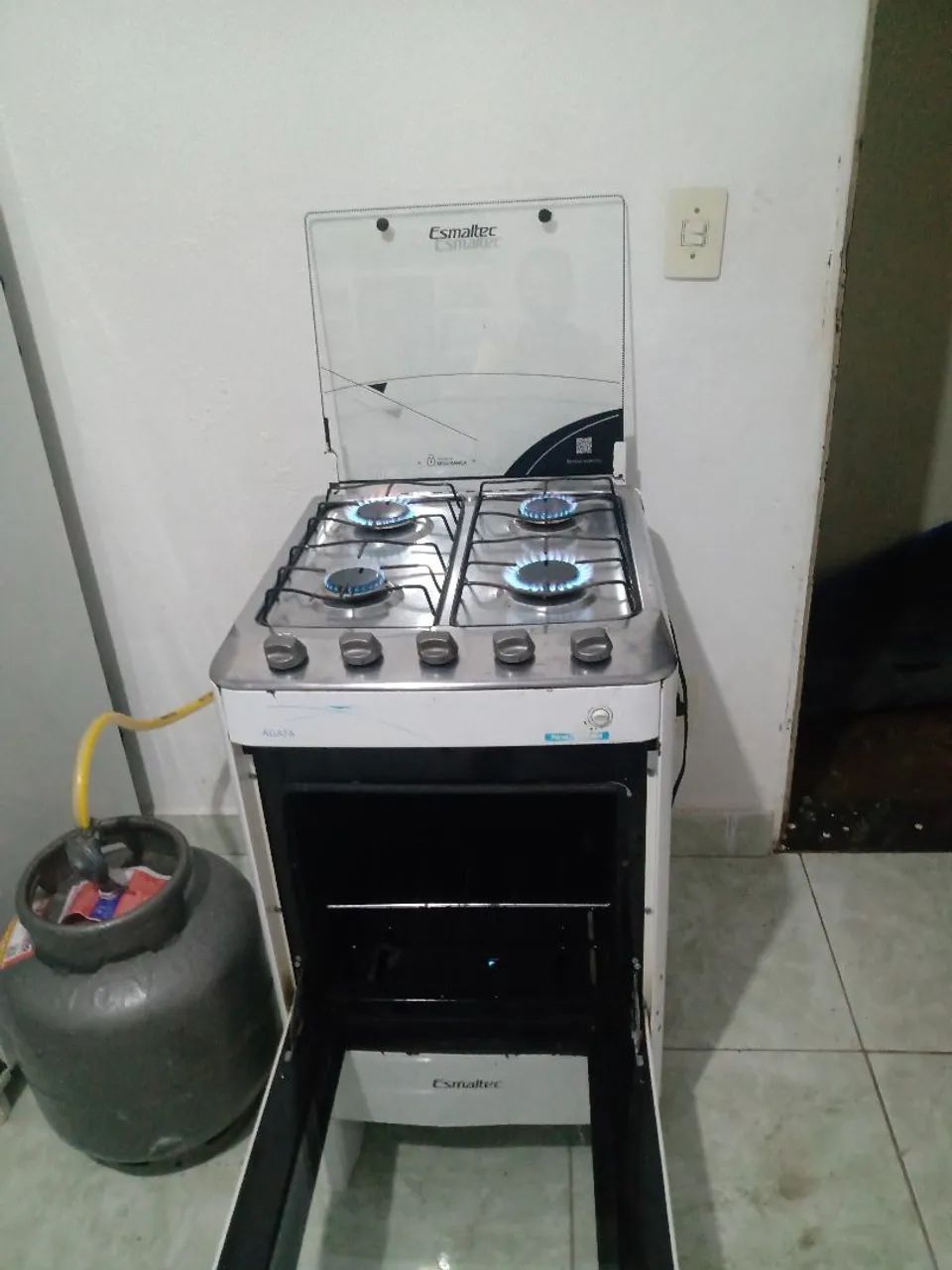 Fogão esmaltec 4 boca c/ acendedor elétrico 