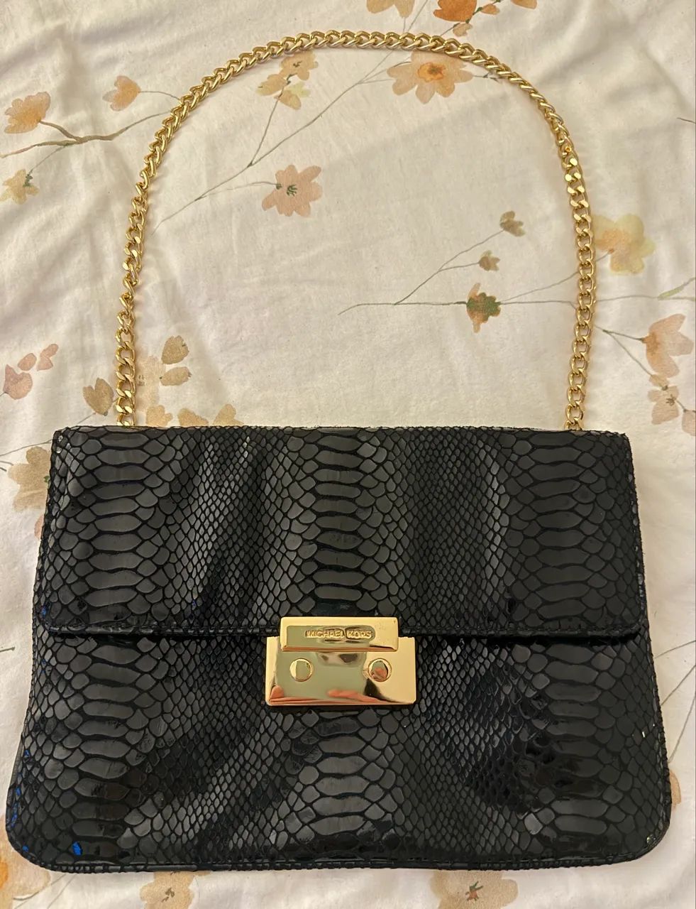 Bolsa (clutch) Michael Kors - Croco Preta - Nova - Foto 2