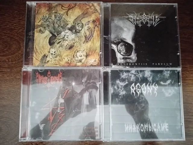 cd black metal coleçao com 4 cds