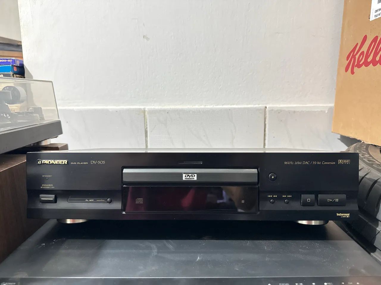 DVD Cd player pioneer DV-505 funcionando perfeitamente 