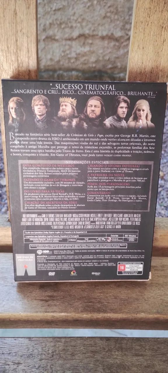 DVD box Game Of Thrones 1ª temporada completa  - Foto 3
