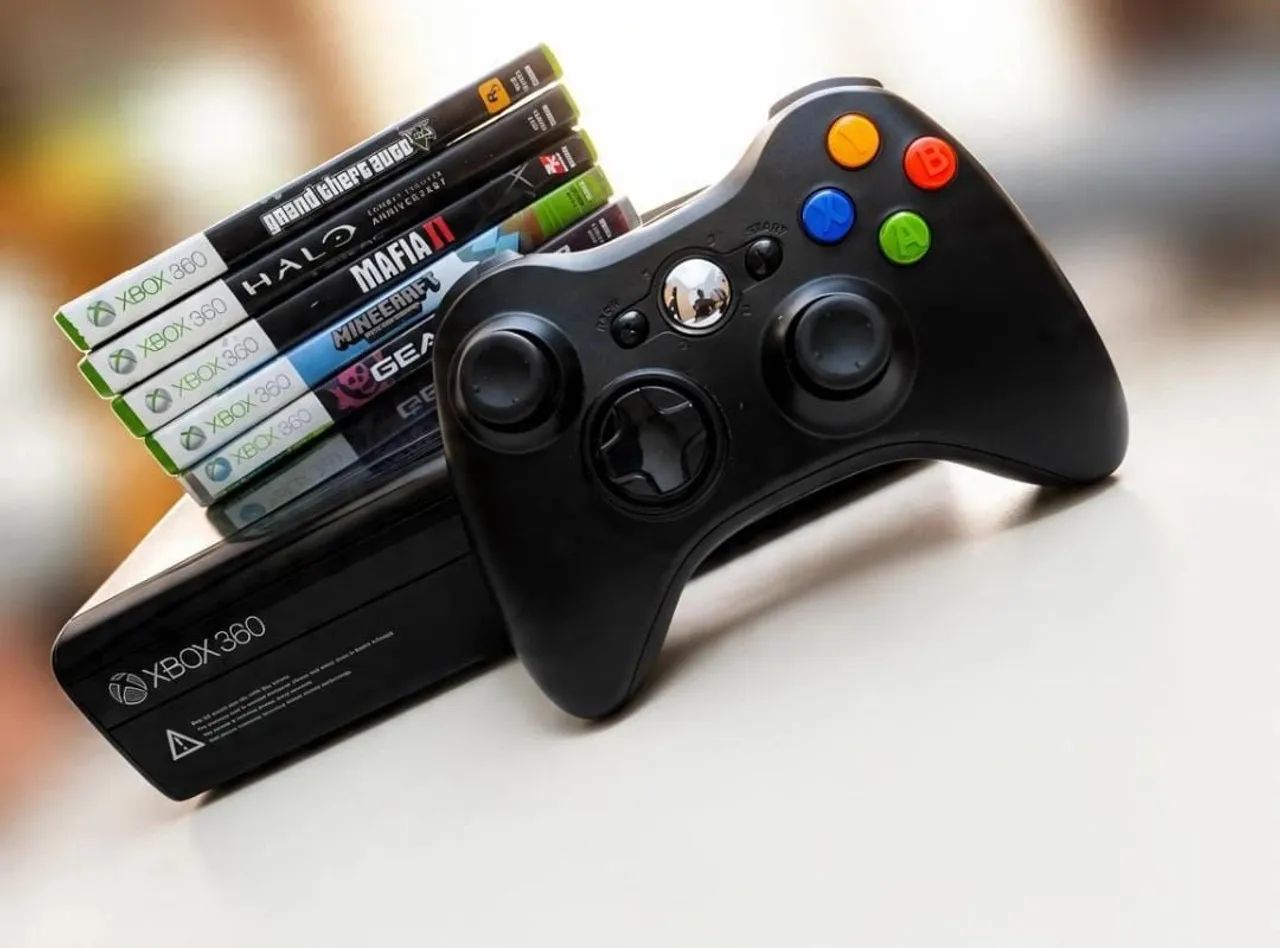 XBOX 360 + 5 JOGOS CLÁSSICOS  - Foto 2