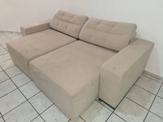 Sofá Retrátil e Inclinável 2,35m - Foto 2