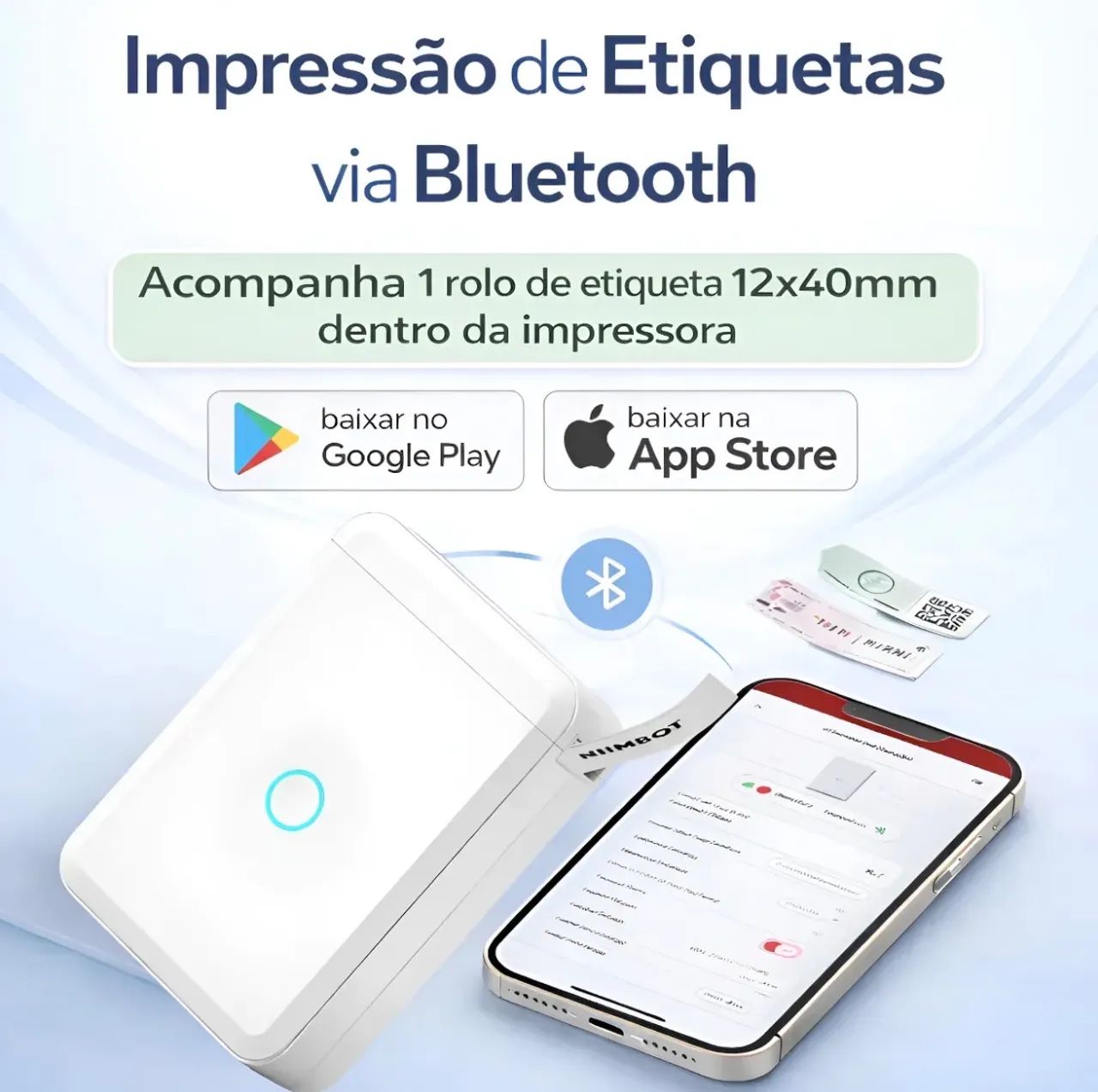 Impressora de Etiqueta D110 nimbot (entrega gratis) - Foto 2