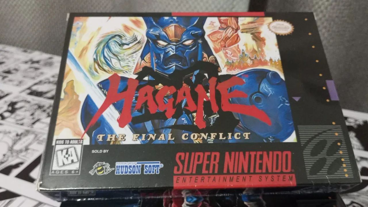 Hagane: The Final Conflict para o Super Nintendo. - Jogos de Vídeo