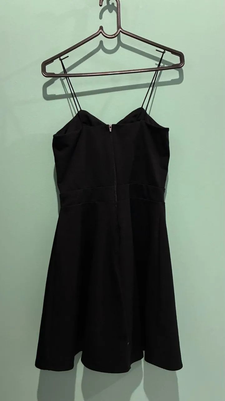 vestido preto simples curto - Foto 2