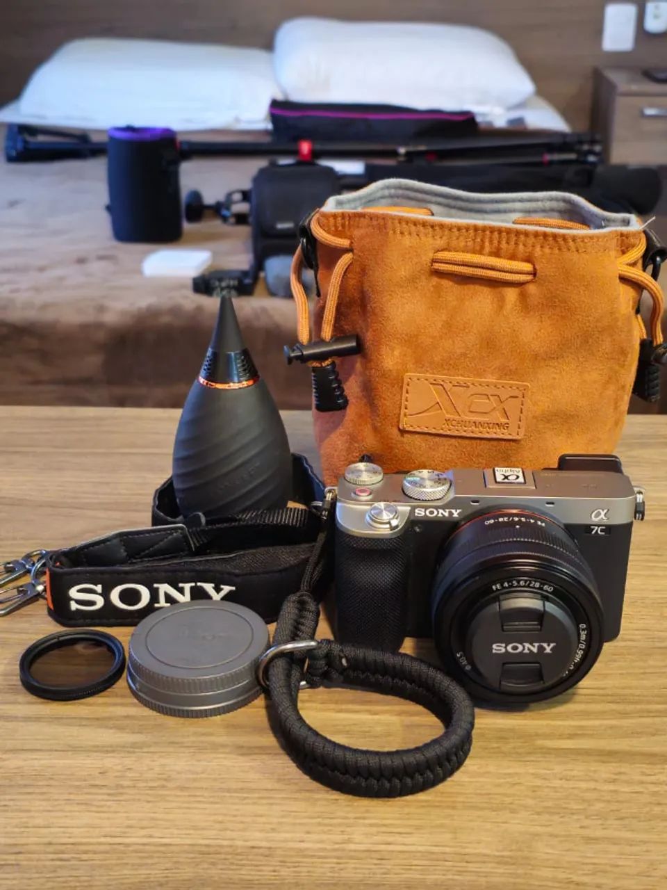 Sony Alpha 7C com apenas 5.465 cliques. Nova! - Câmeras e