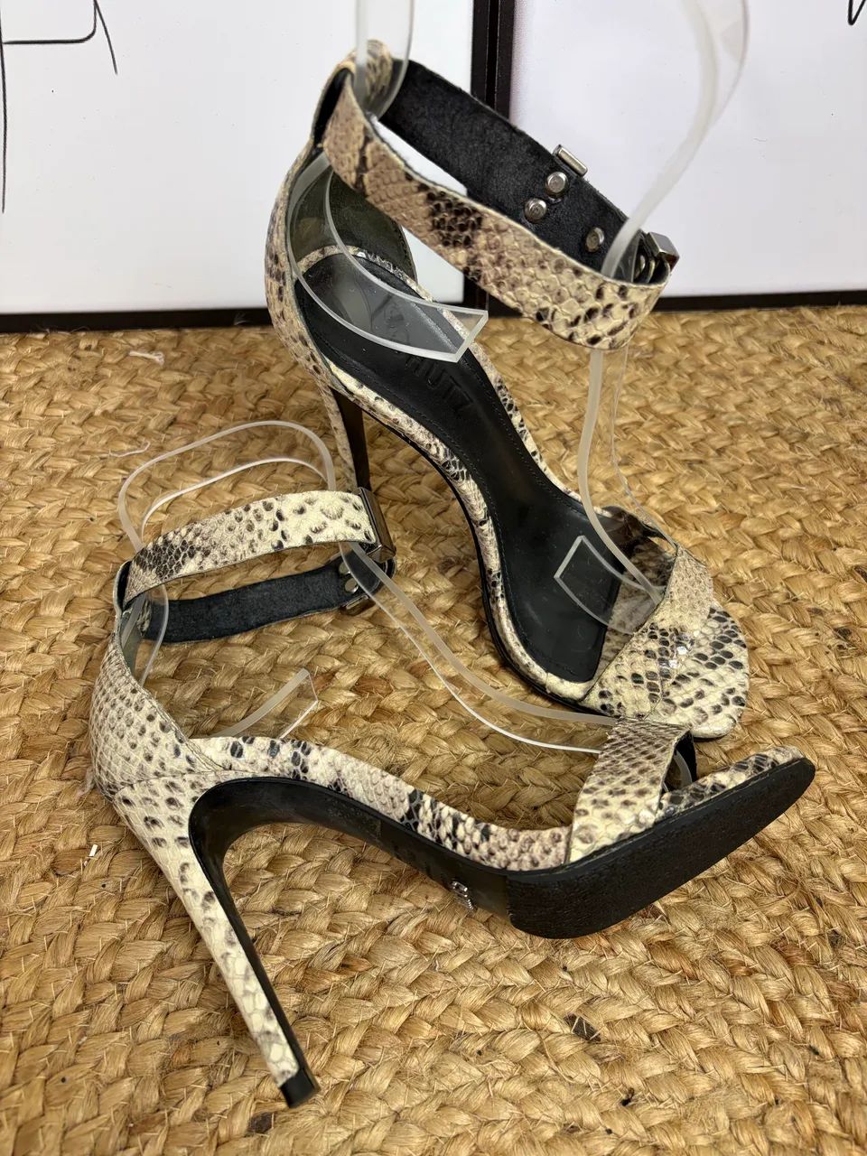 Sandália Schutz estampada 35 - Foto 3