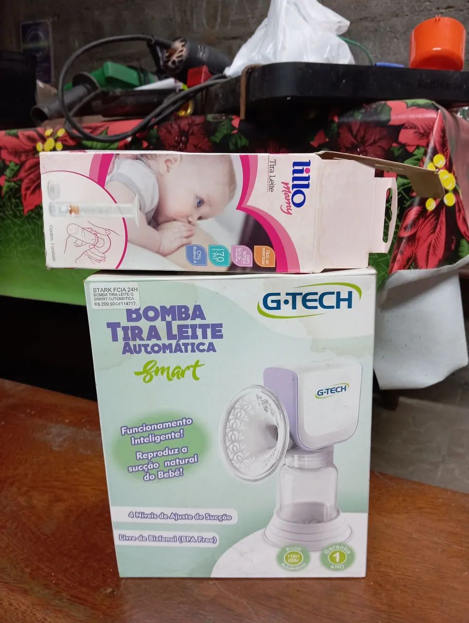 Bomba de tirar leite materno automático 