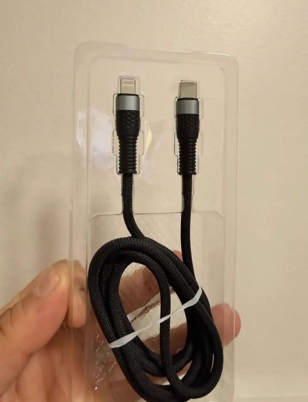 Cabo de dados e carregamento turbo tipo Lightning  - Foto 3