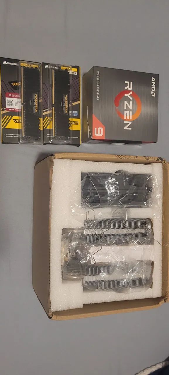Kit Upgrade Ryzen 5900X +32GB Ram +NVMe 1TB +B550M PG Riptide +Fonte XPG 650W  - Foto 2