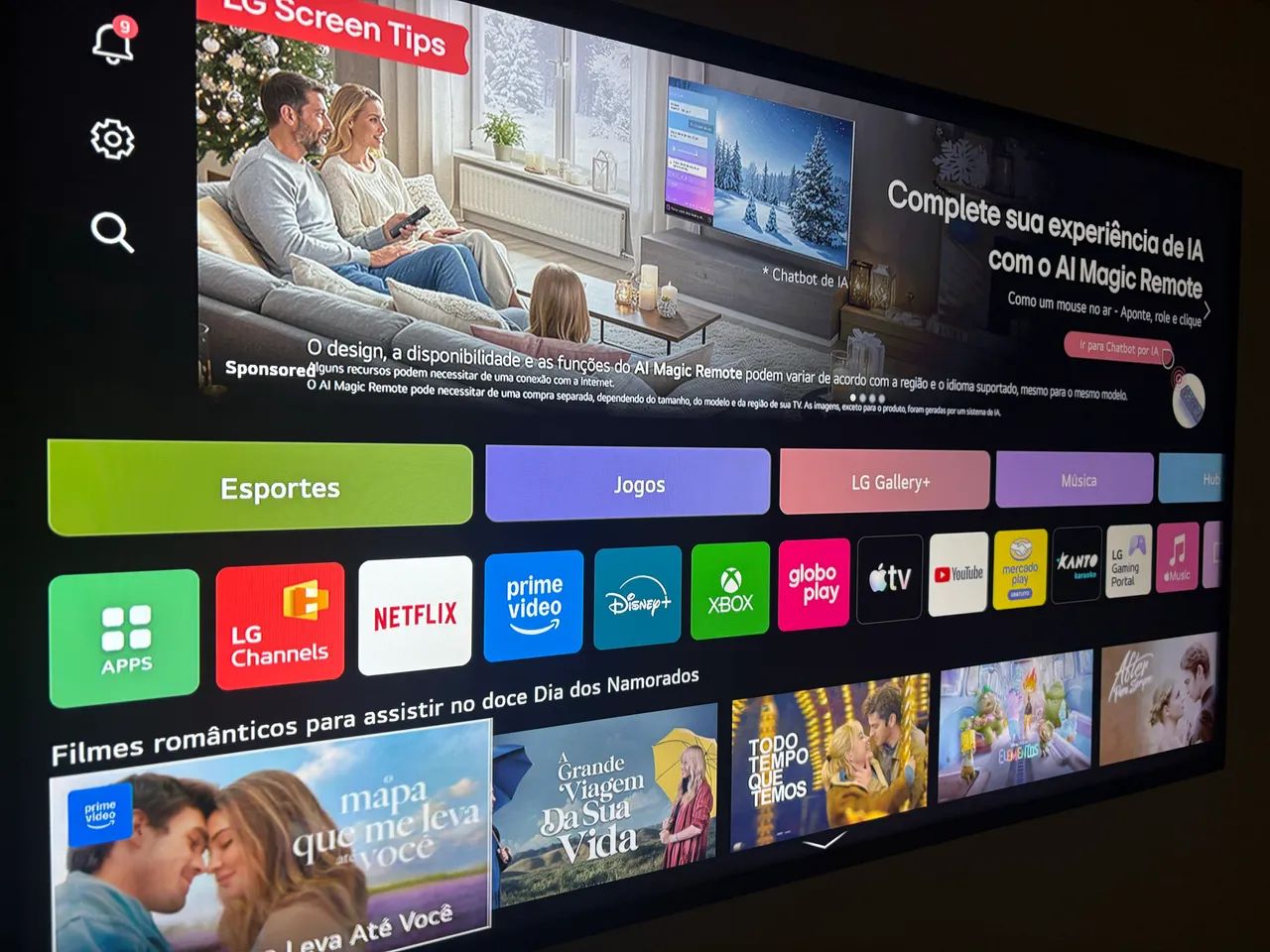 Smart tb LG 50 polegadas, apenas 3 meses de uso - Foto 4