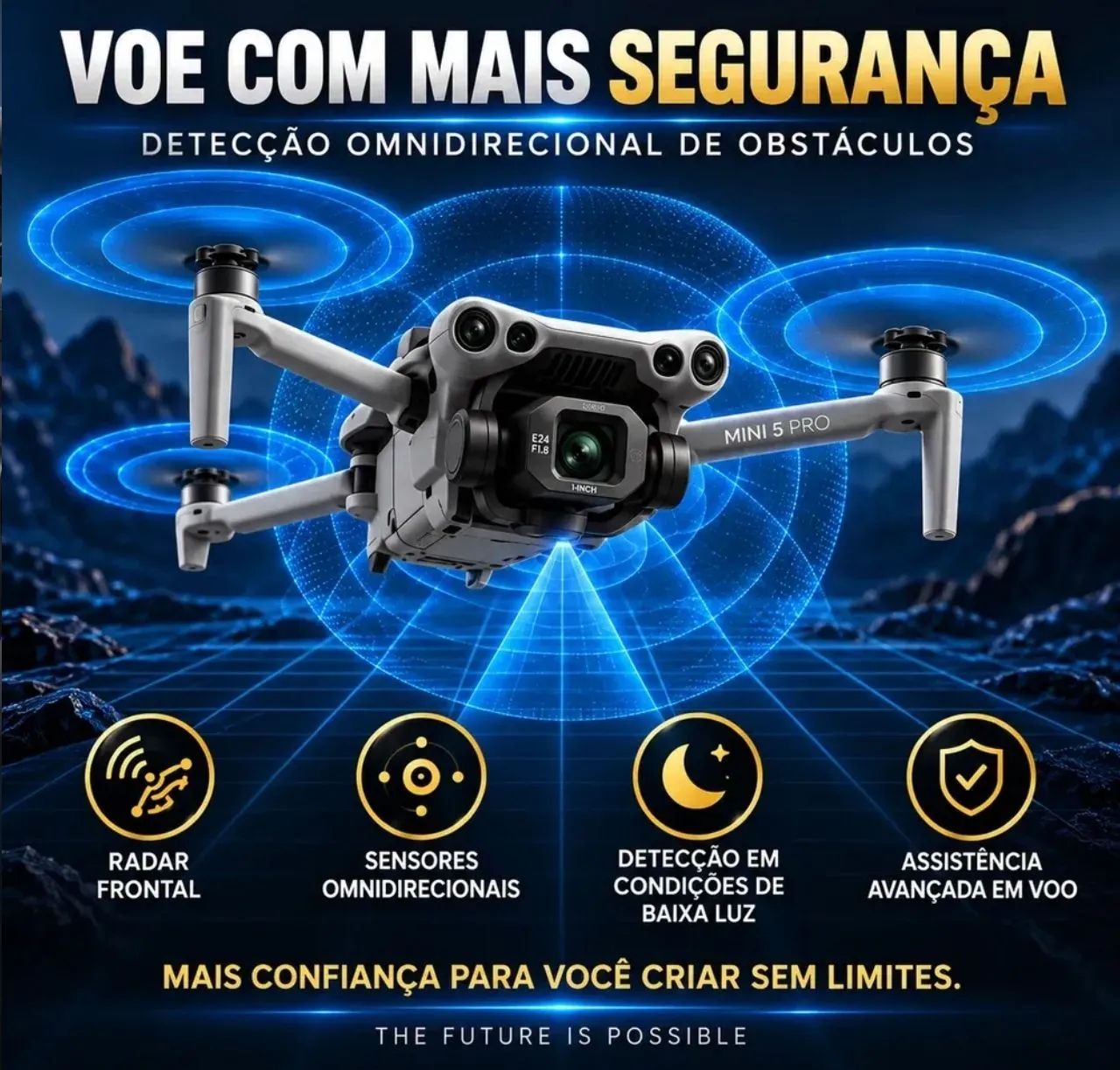 Drone DJI Mini 5 Pro Combo Plus - Foto 5