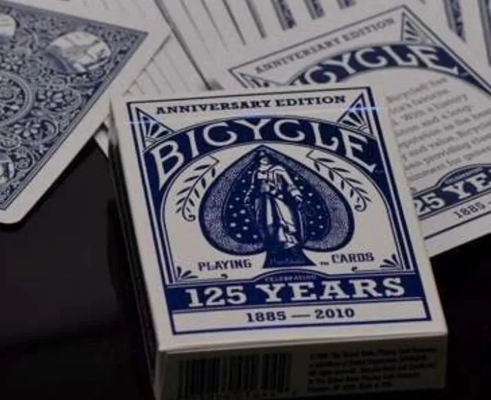 Baralho bicycle 125 years azul  - Foto 4