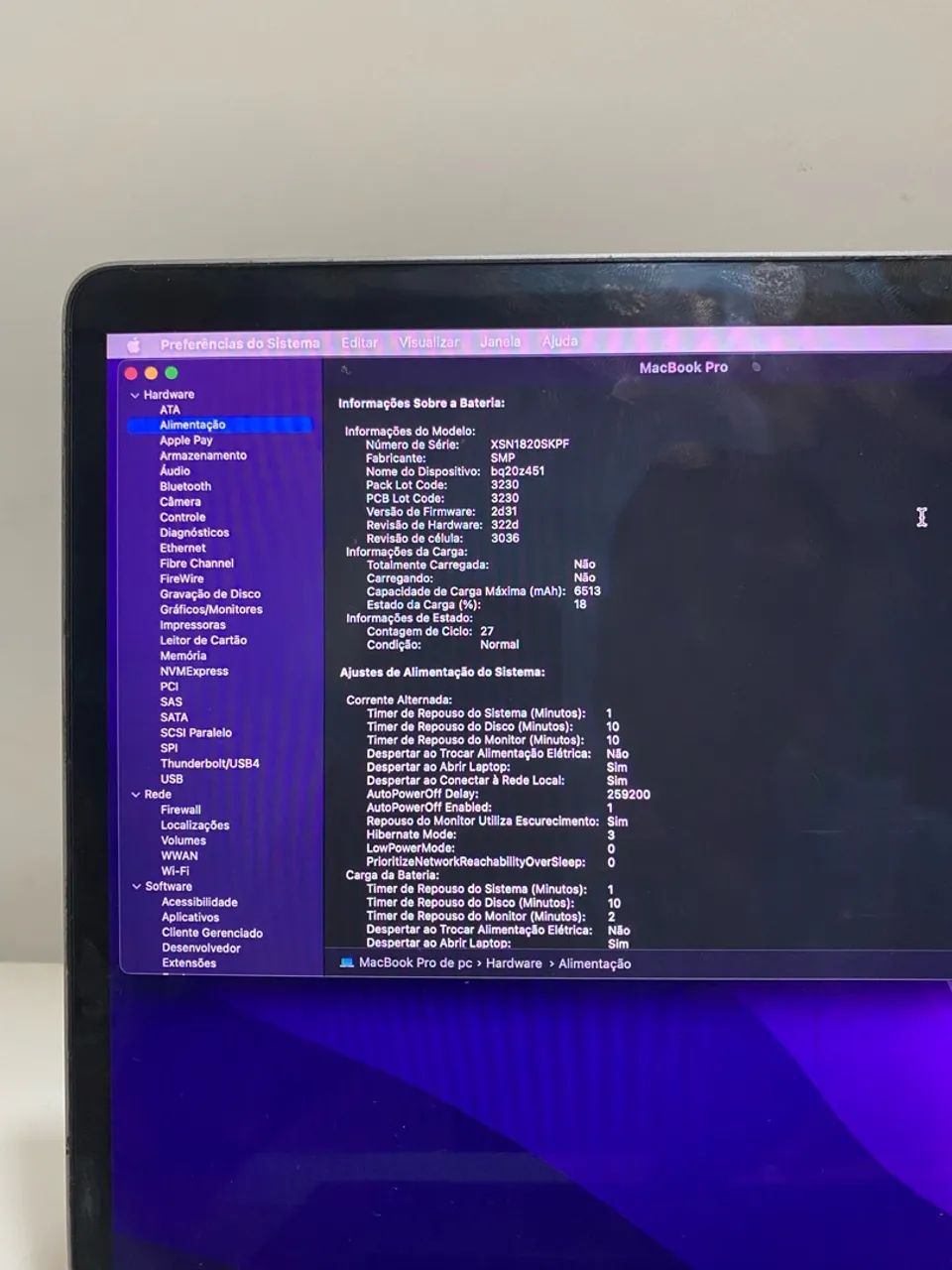 Macbook Pro 15 polegadas | Touchbar | Intel I7 | 16GB RAM | 256GB SSD - Foto 5