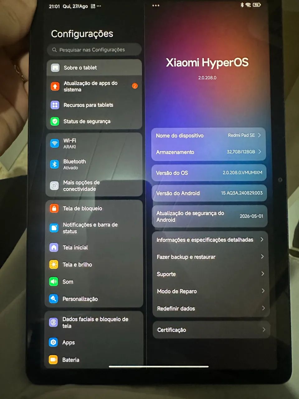 Tablet Xiaomi Redmi Pad SE 128GB - Foto 3