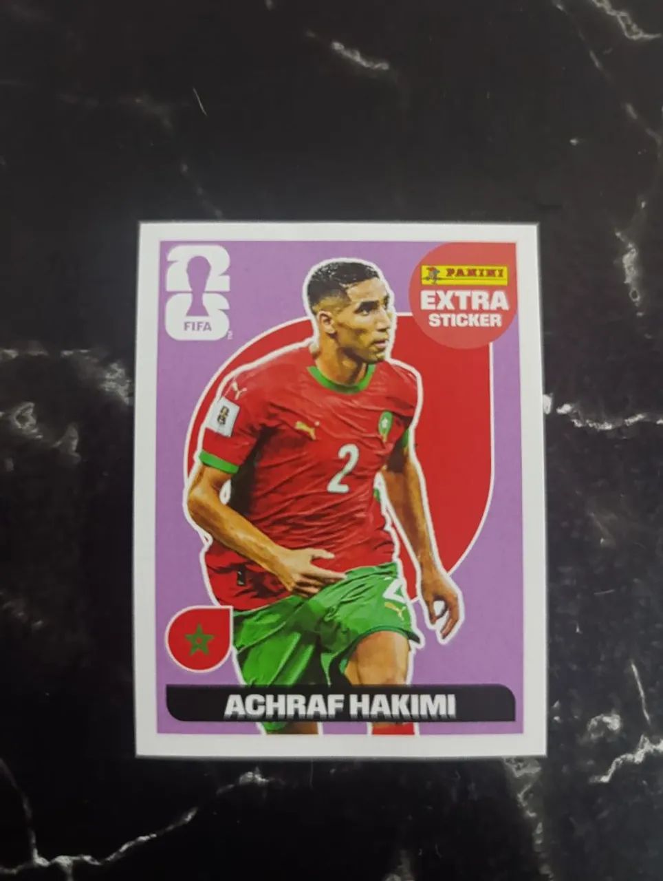 Figurinha legend bordô Hakimi copa 2026
