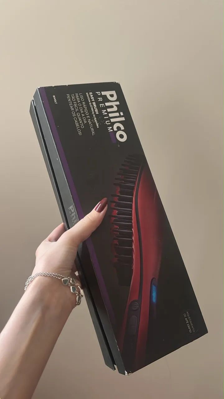 Escova Elétrica Alisadora Philco Premium Easy Brush - Foto 3