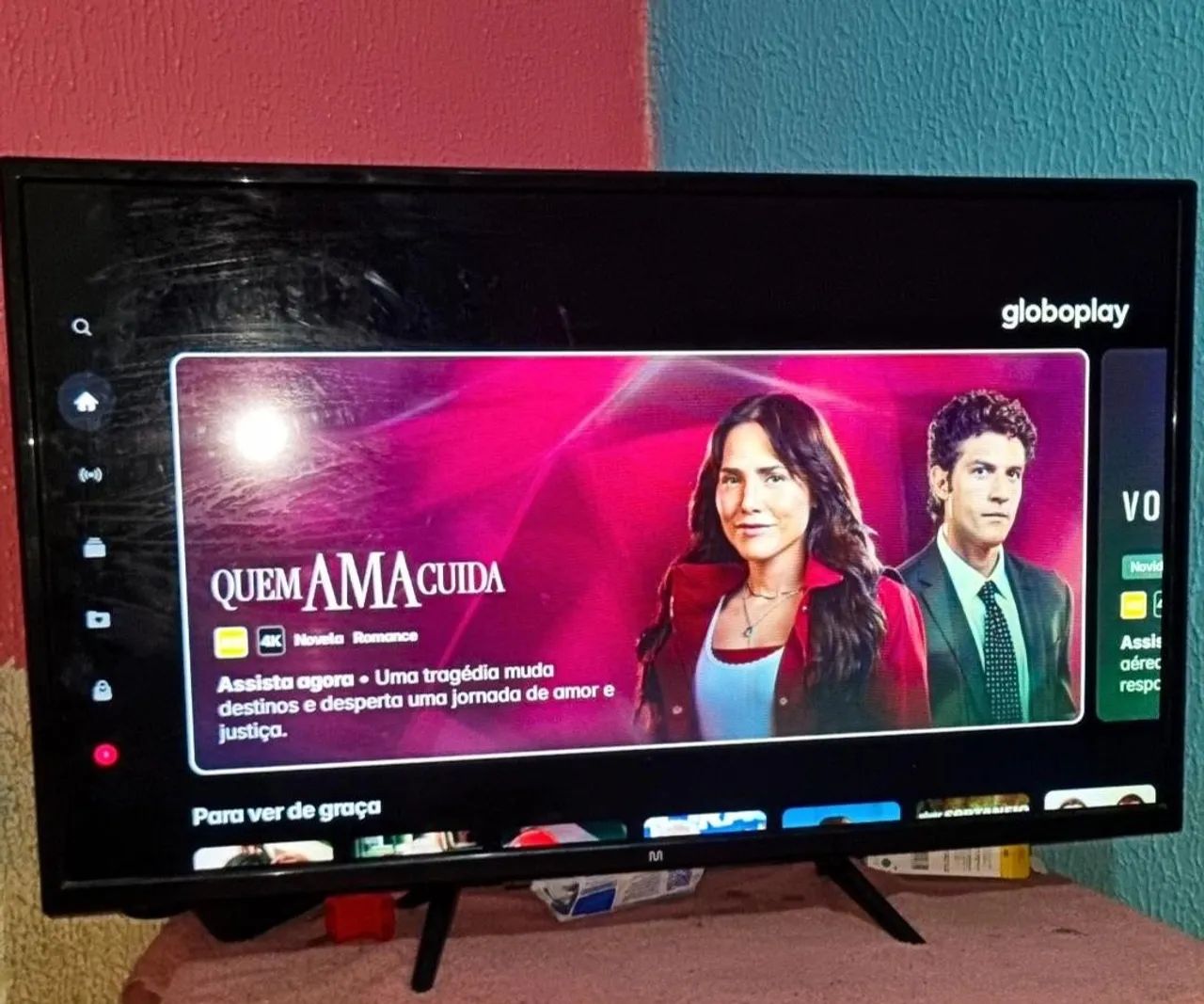 Smart TV Multilaser 32 Pol, Ótima Quebra Galho  - Foto 4