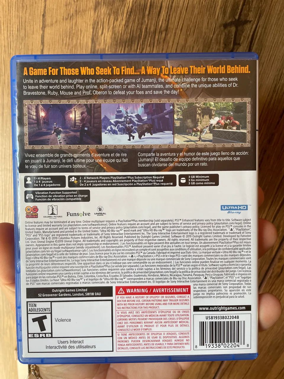     Jumanji The Video Game (PS5) - Foto 2