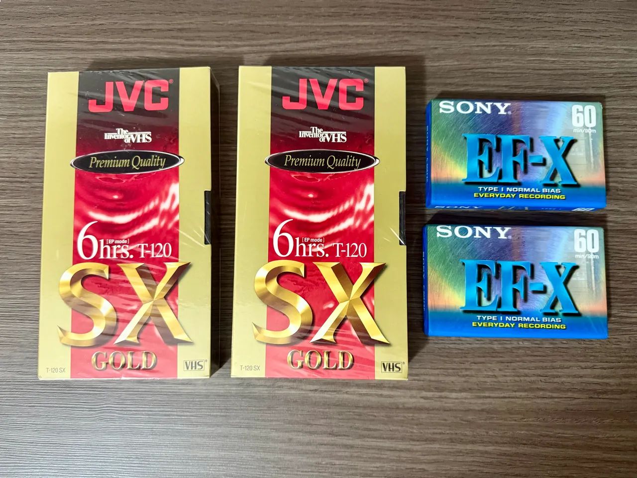 Kit fitas VHS e K7