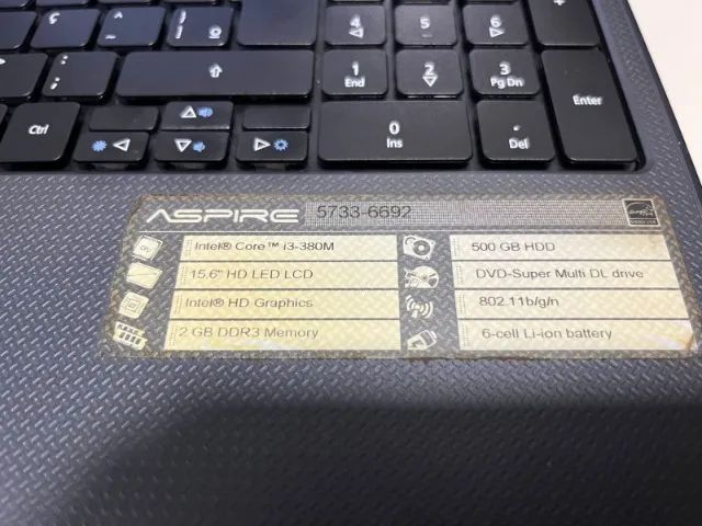 Vendo Notebook Acer Aspire 5733 Core i3 - Foto 3
