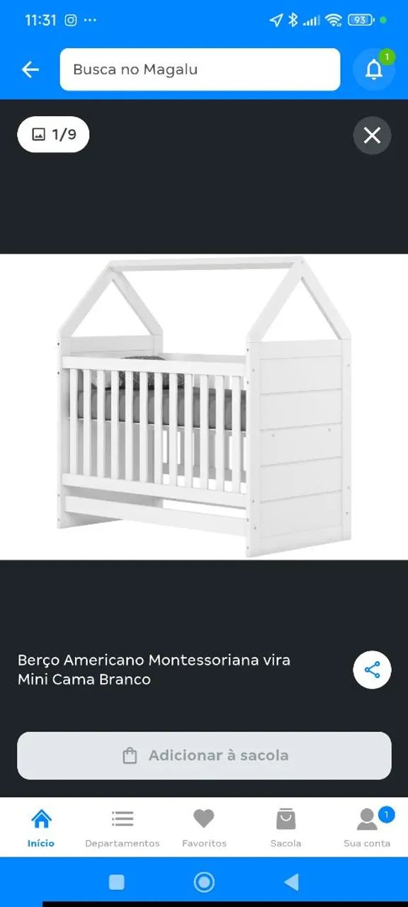 Vendo berço cama montessoriana 100% mdf