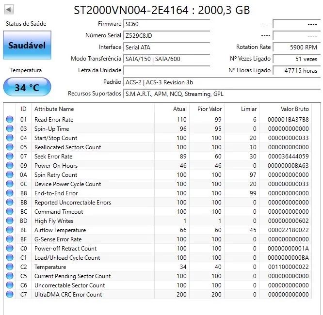 HD Seagate Iron Wolf 2TB - Foto 3