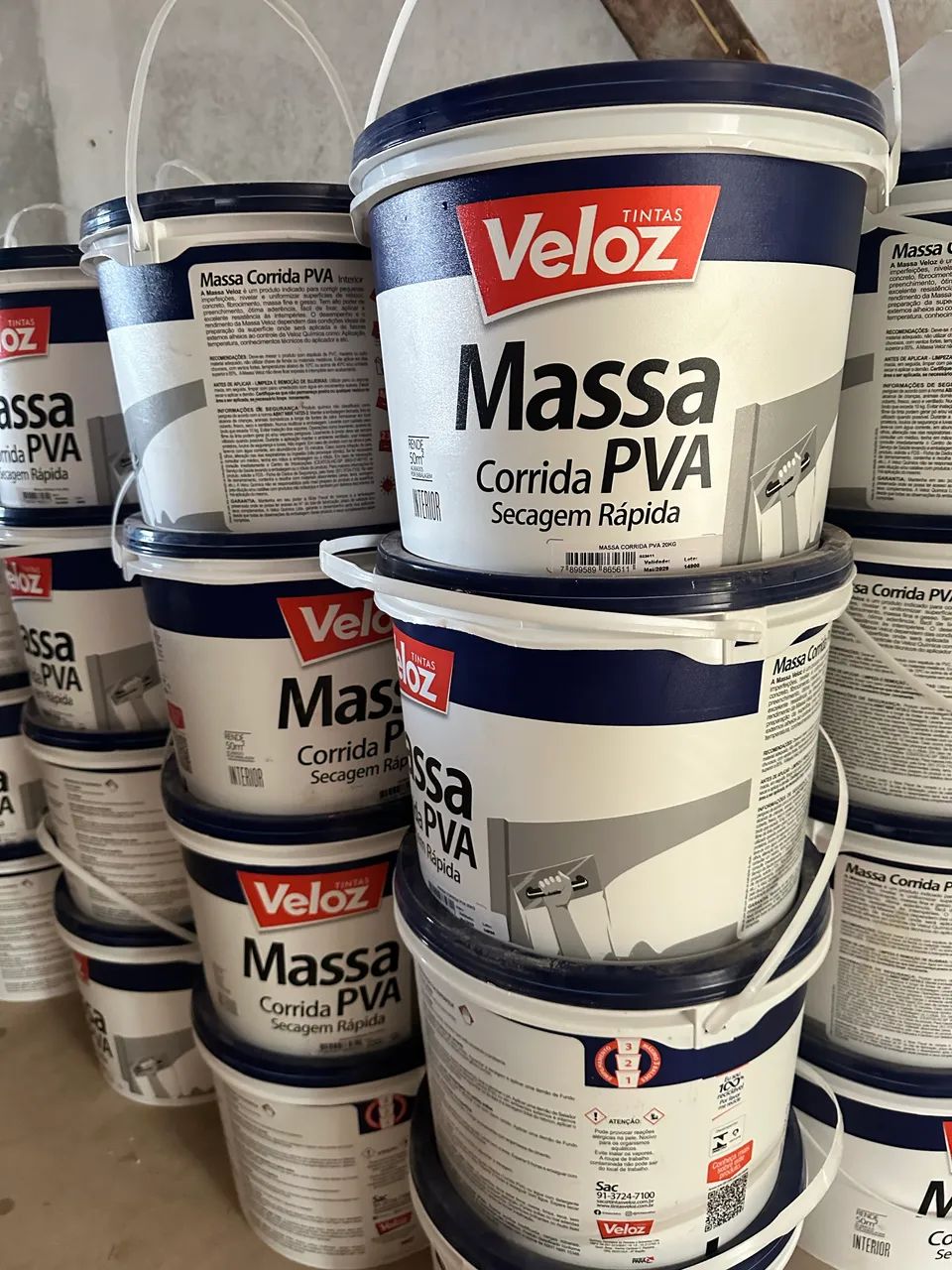 Massa corrida veloz 20kg 