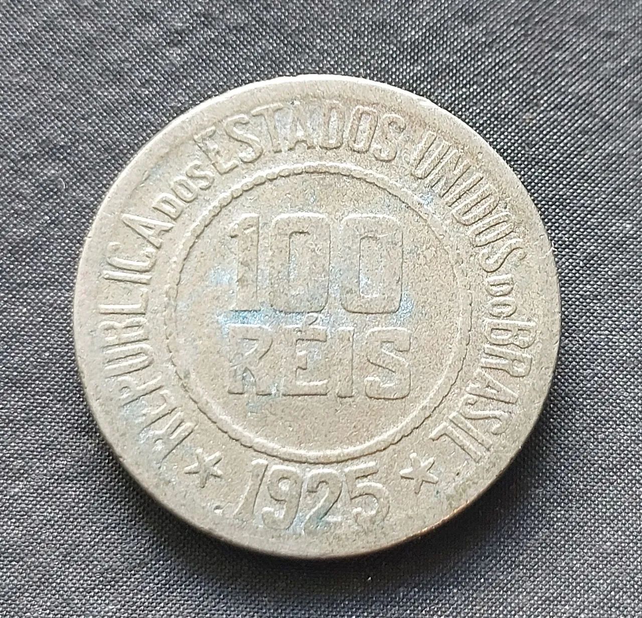 Moedas antigas de 100 de 1989, de 1925 e 500 reis de 1939 - Foto 3