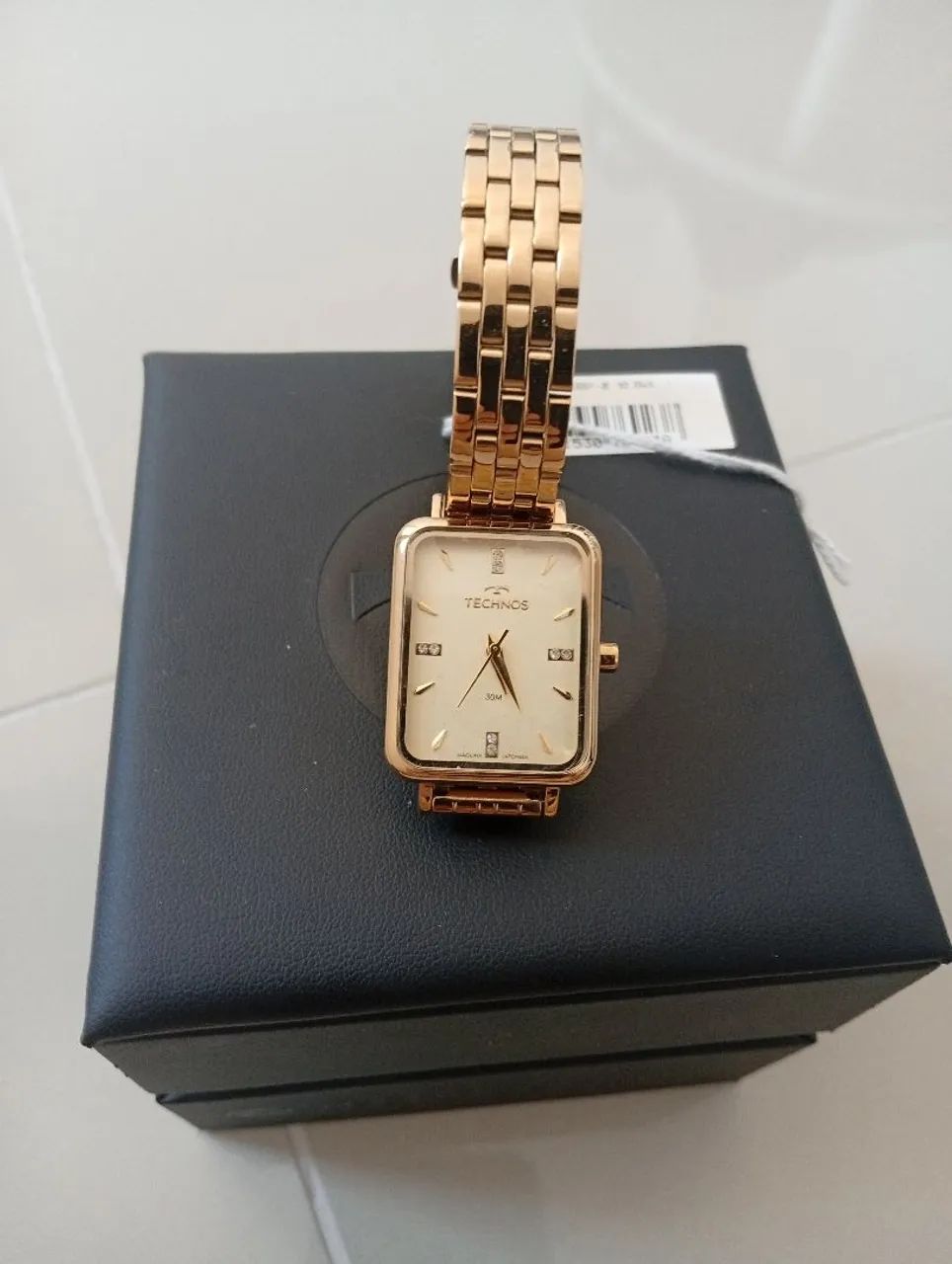 Relógio dourado Technos feminino  - Foto 5