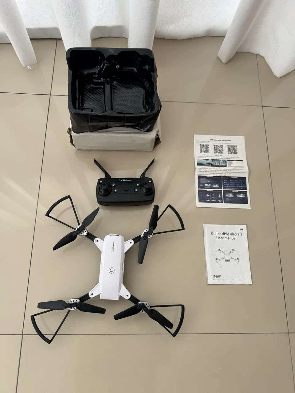 Drone com câmera. 