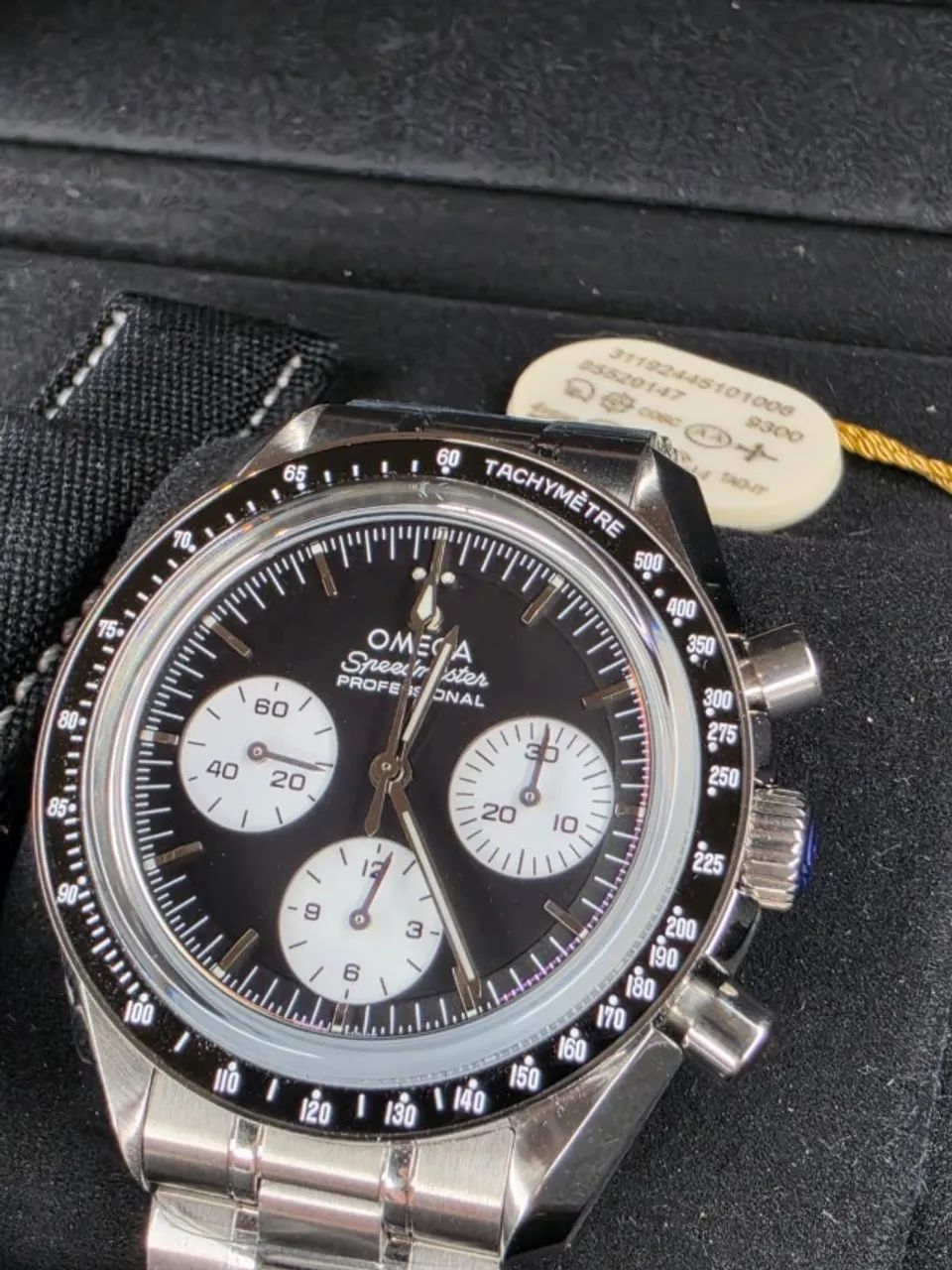 Relogio Omega Speedmaster Reverse Panda Super Clone RECEBEU VOCE