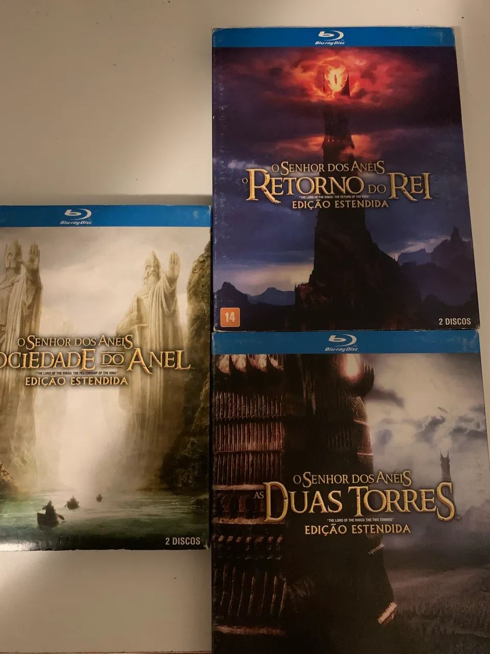 Box senhor dos anéis em Blu ray versão estendida 2 discos  - Foto 2