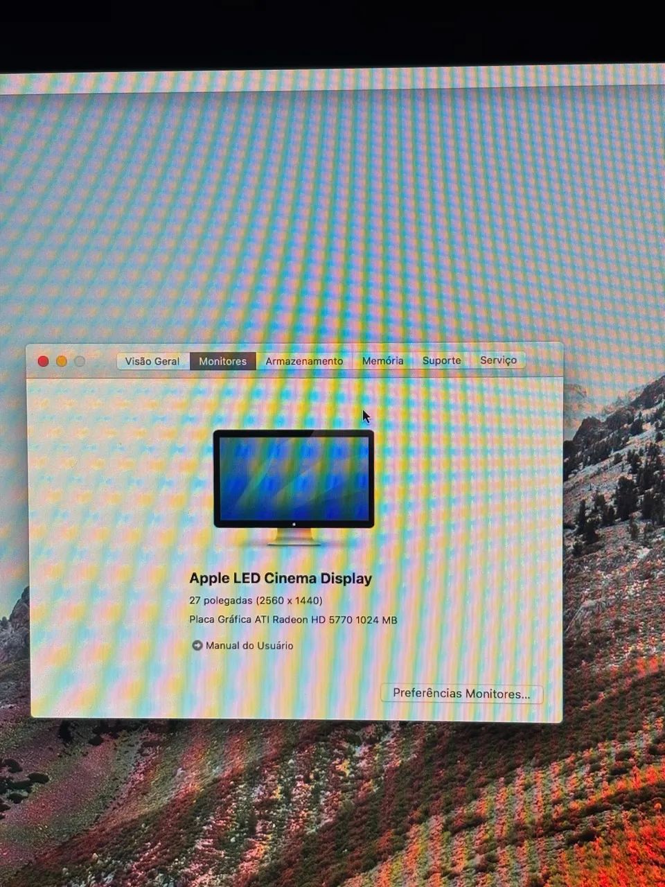Apple Cinema Display 27 polegadas 2K de resolução  - Foto 3