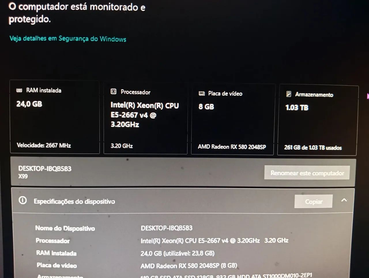 VENDO PC GAMER EXCELENTE 