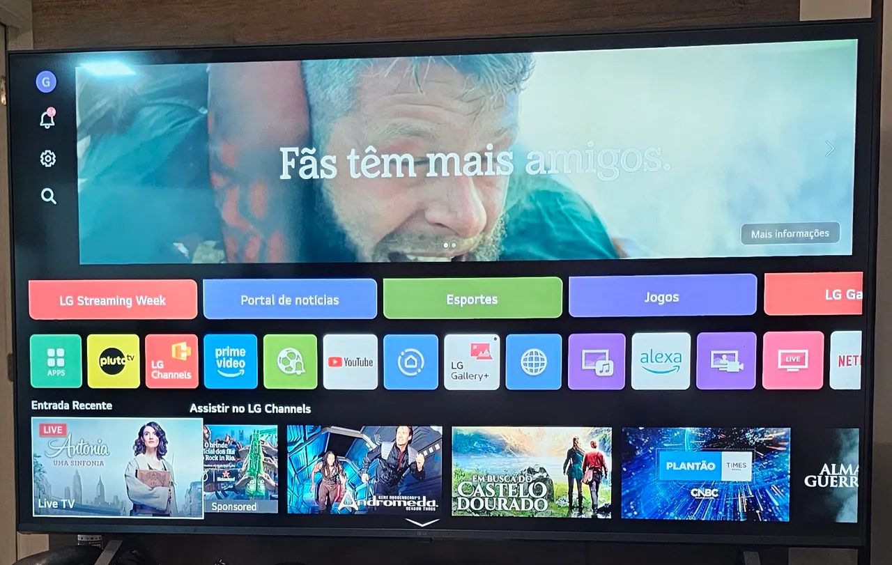 LG 55'' 4k smart tv com voz