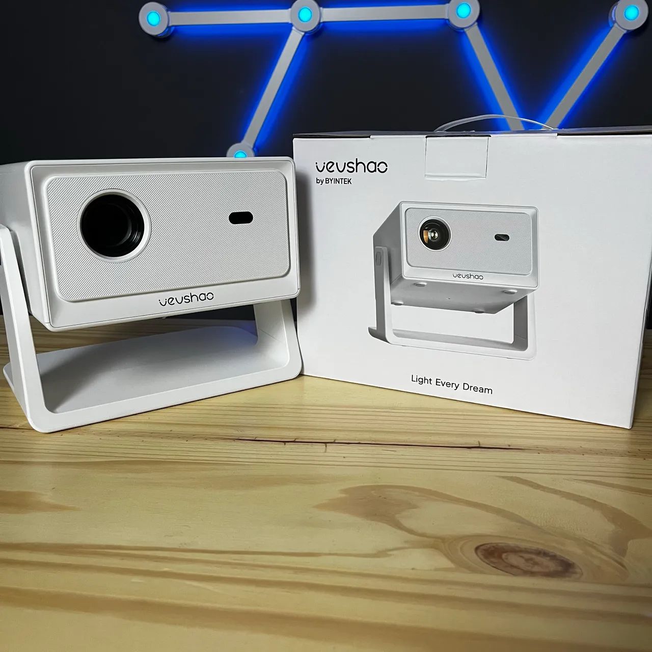 Projetor Vevshao A16 Full HD Android Novo - Aceitamos cartão 