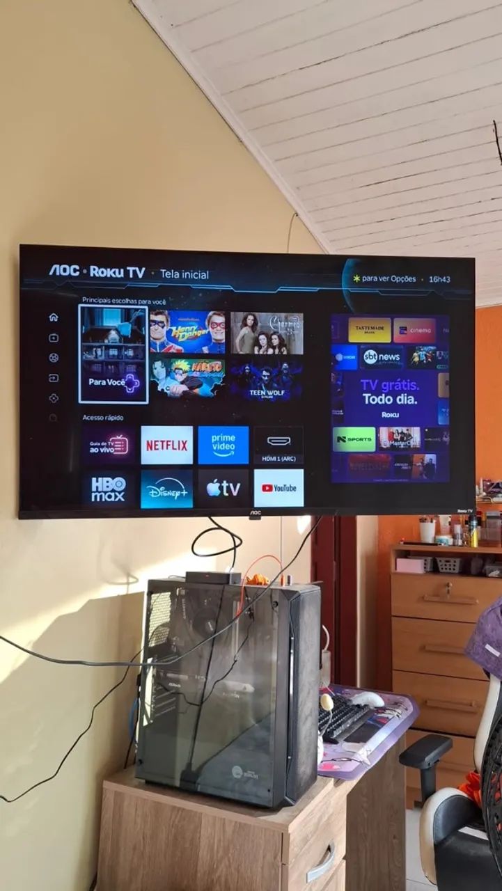 AOC ROKU SMART TV - Foto 2
