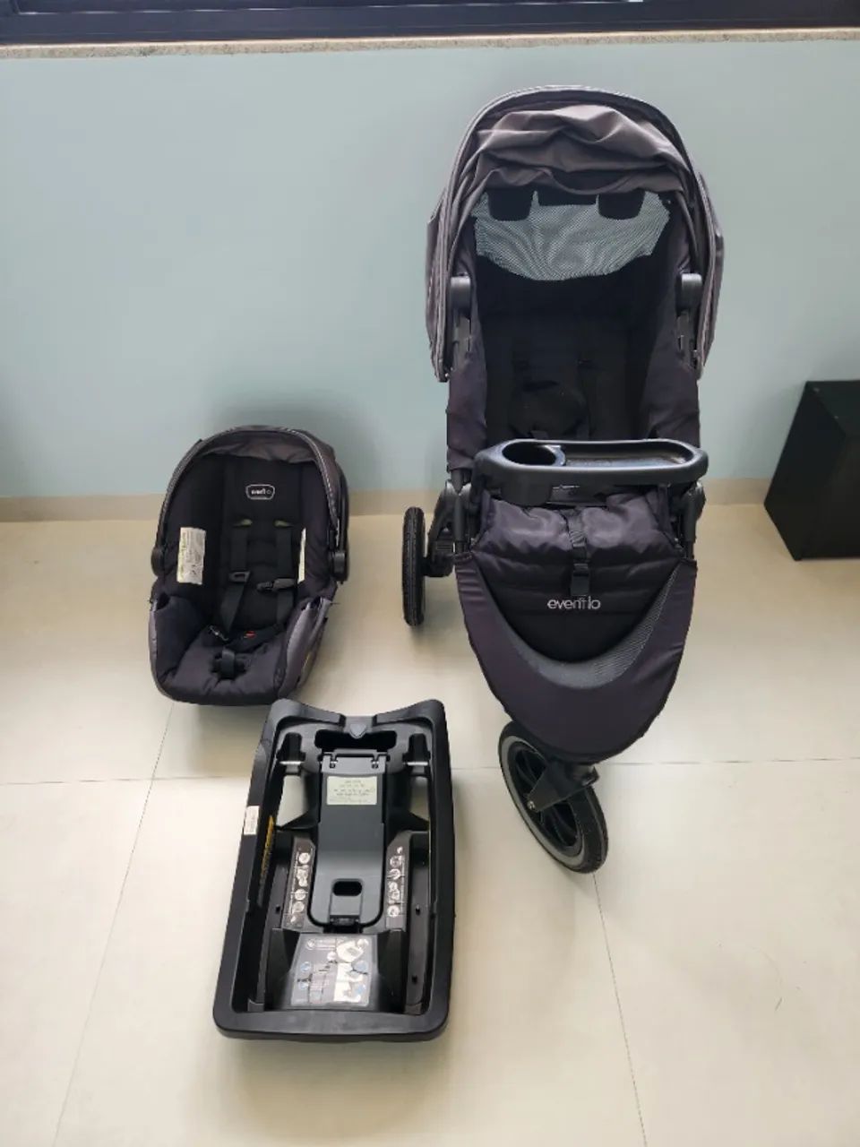 Carrinho de Bebê + Bebê Conforto Importado - Foto 5