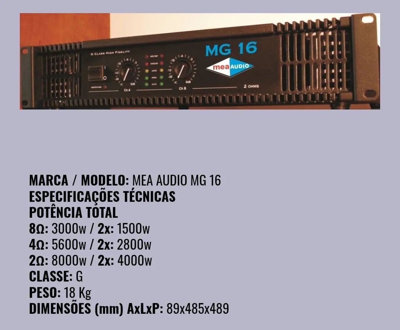 Equipamento de som profissional 2