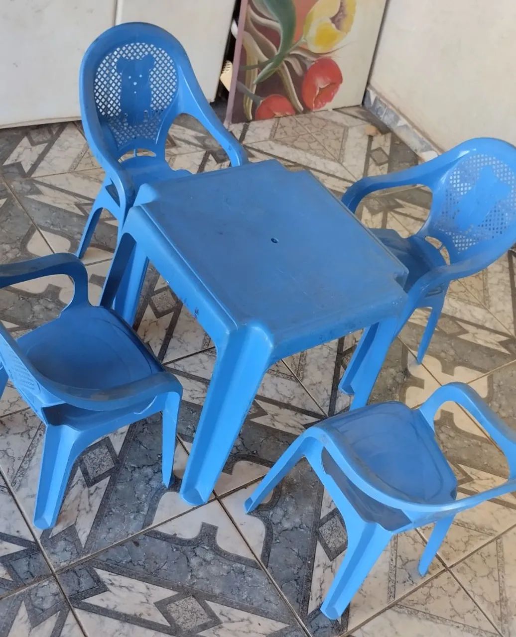 Conjunto Mesa e Cadeiras Infantil 