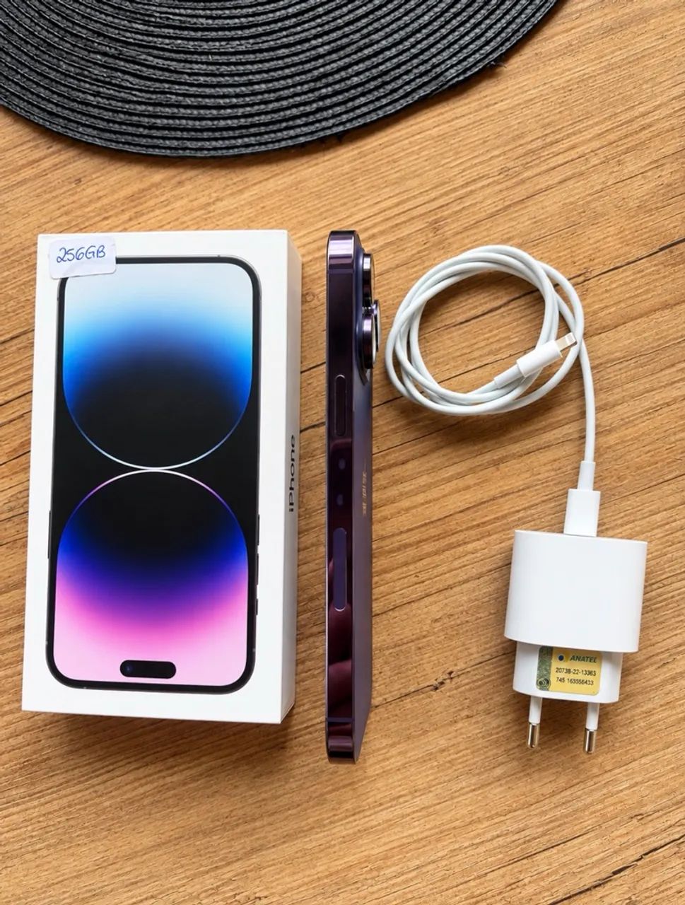 iPhone 14 Pro Max 256GB Roxo - Caixa + Carregador Original - Foto 4