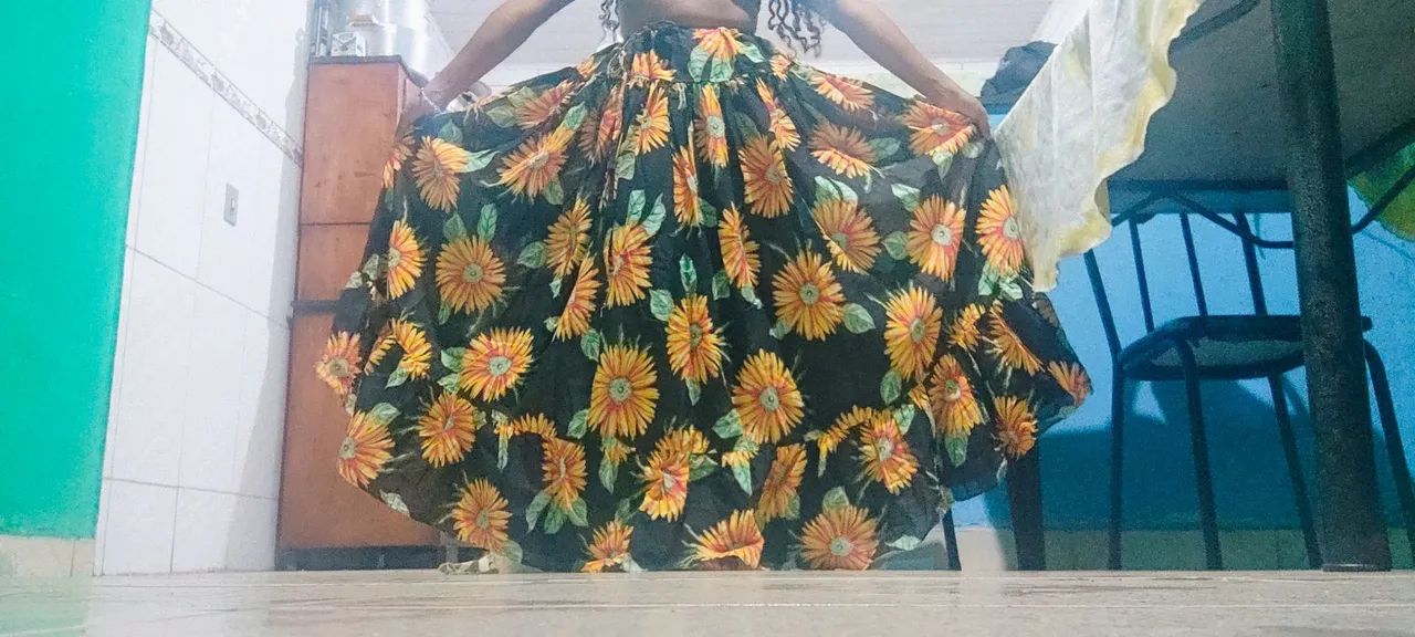 Saia de Carimbó Floral ? - Foto 3
