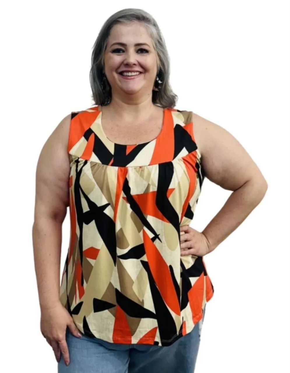 Blusa Plus Size estilo Bata Nova!!!