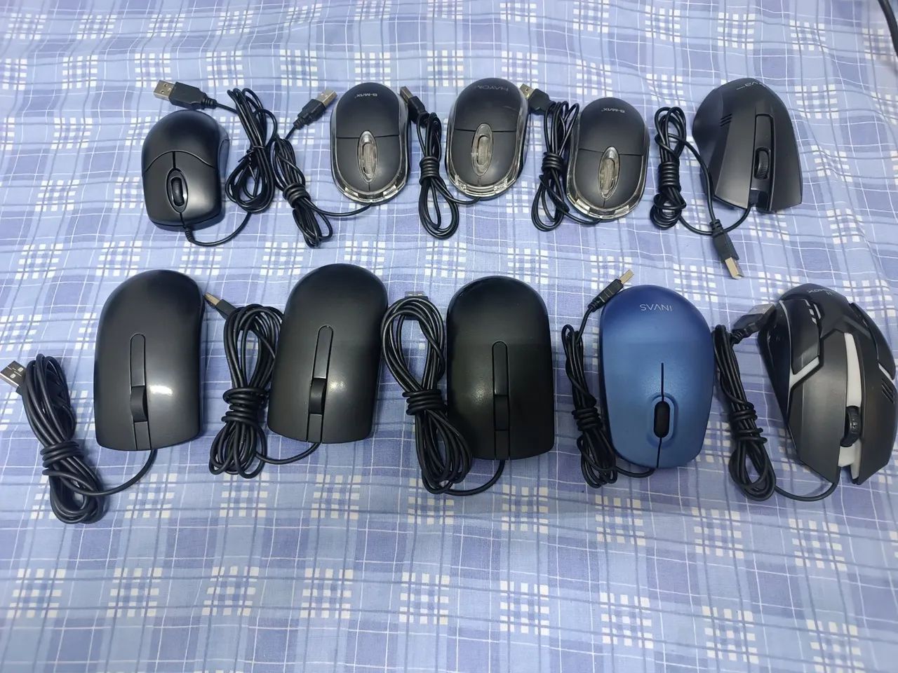 Kit com 10 mouse USB