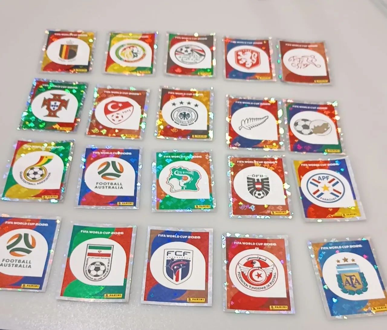 Figurinhas da copa (escudos)
